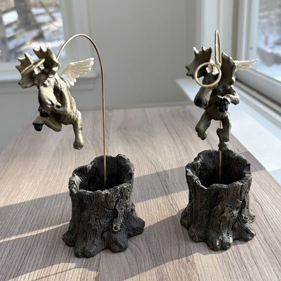 Big Sky Carvers Moosetivity I Moose BearFoots 5 pc Set Complete Nativity Read - Picture 7 of 16